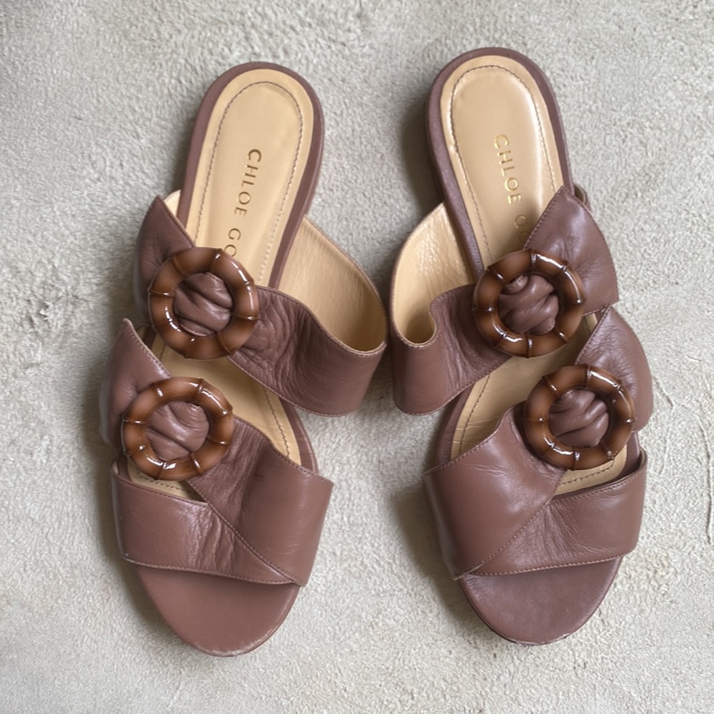 Chloe Gosselin Patti Leather Sandal